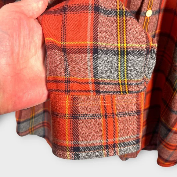 LUCKY BRAND Button Up Shirt Mens 2XL Classic Fit Light Flannel Casual EUC - Picture 5 of 7